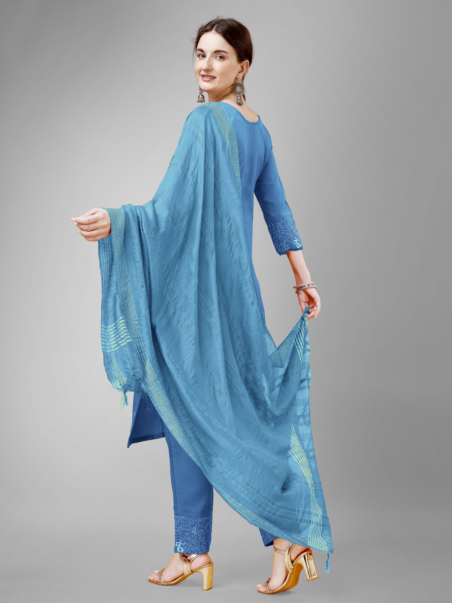 Dupatta Pant Set