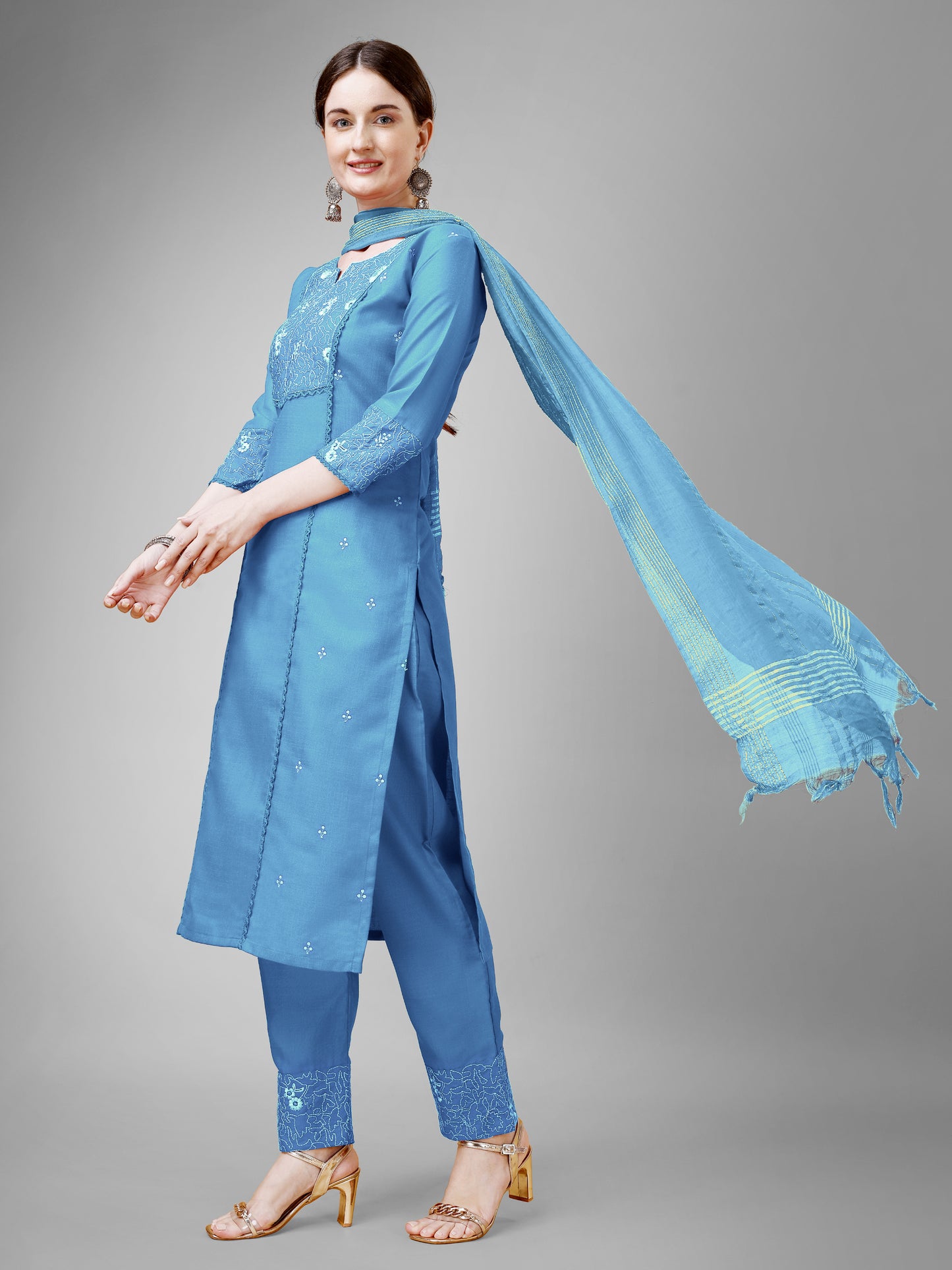 Dupatta Pant Set