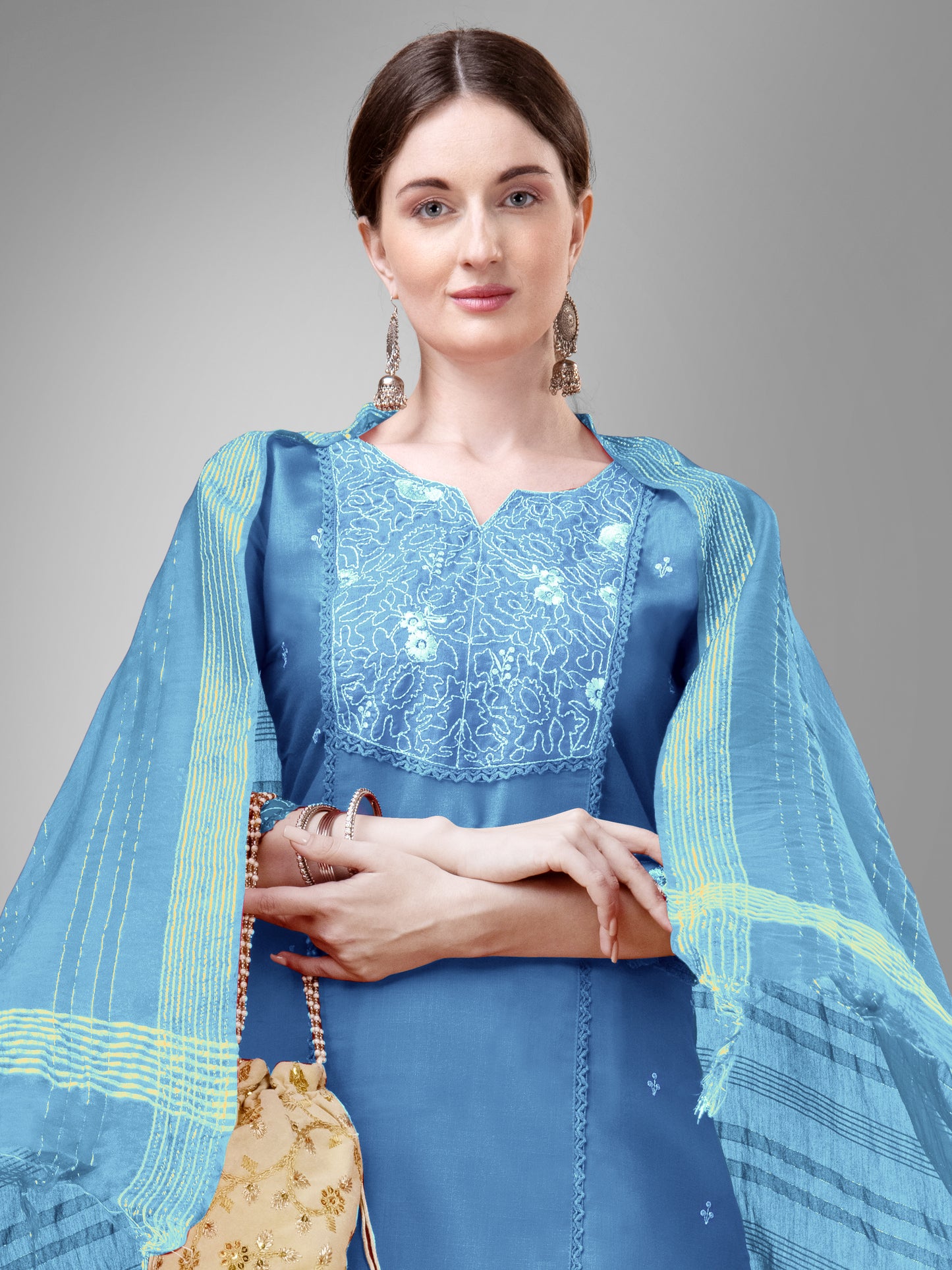 Dupatta Pant Set