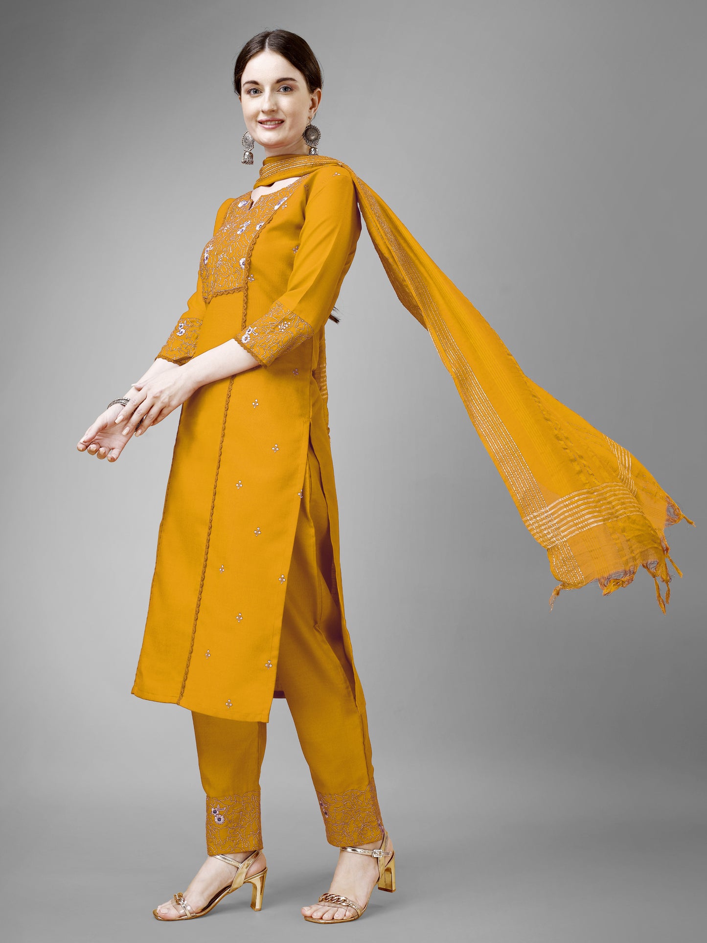 Dupatta Pant Set