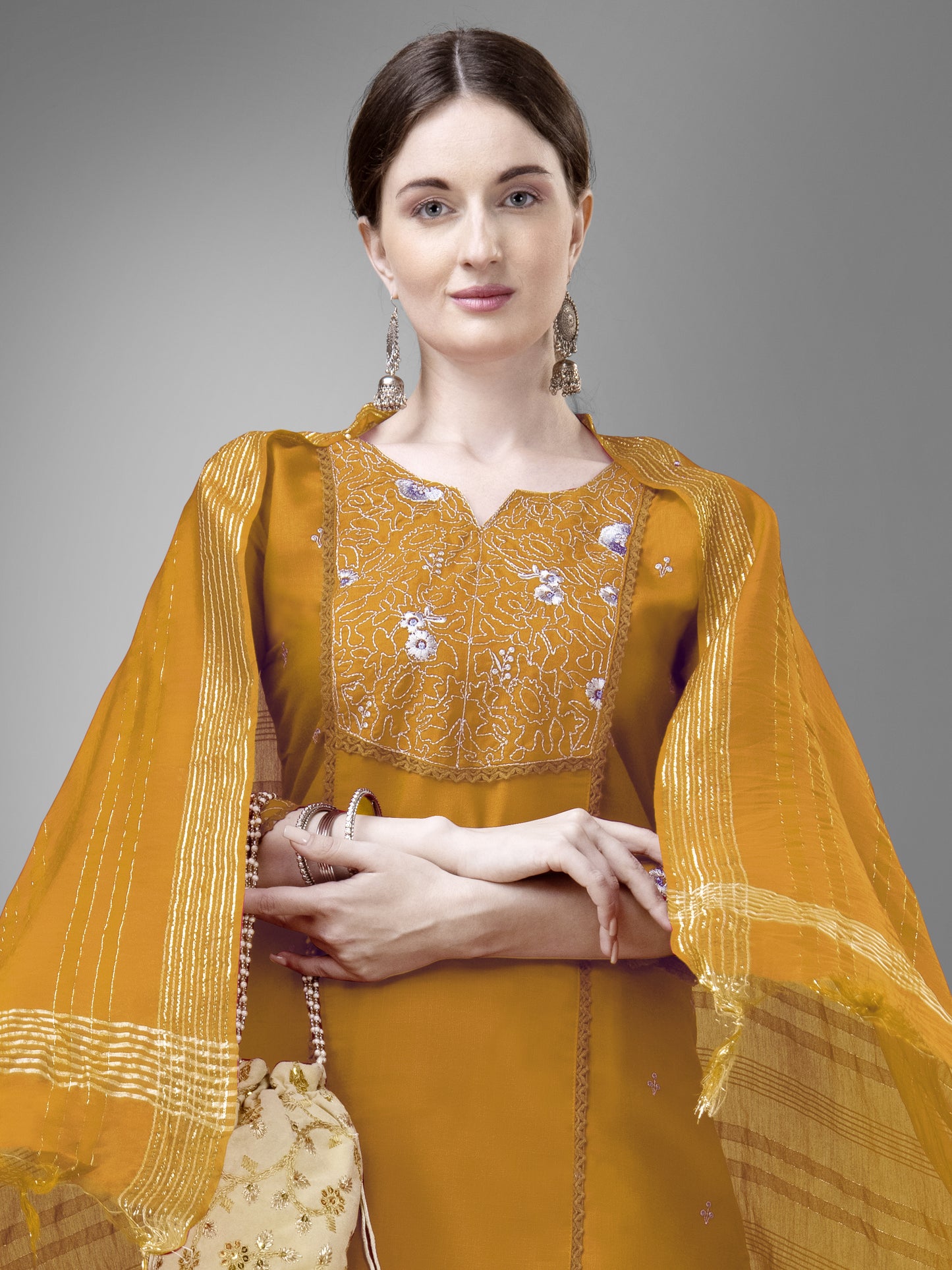 Dupatta Pant Set