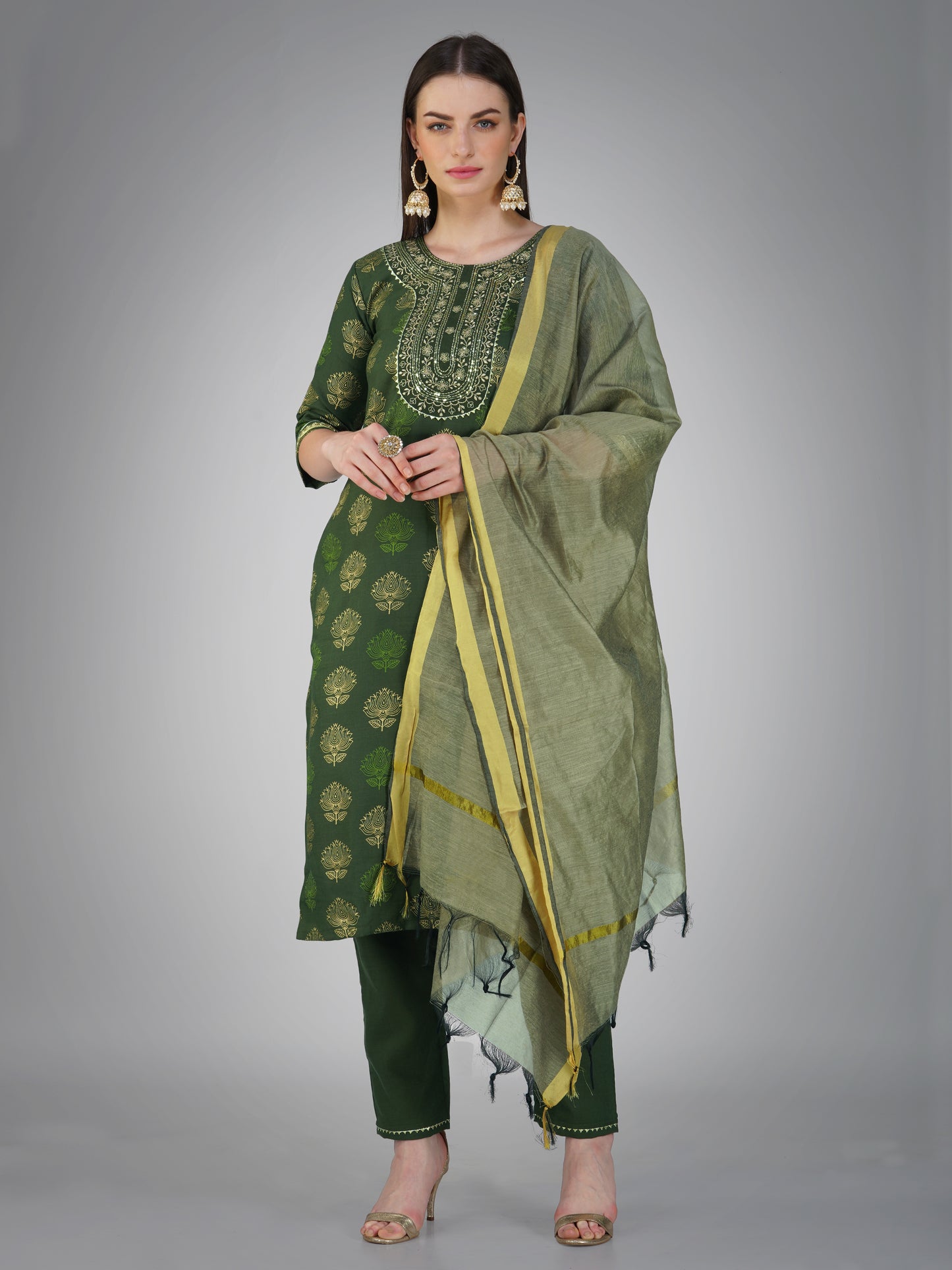 Dupatta Pant Set