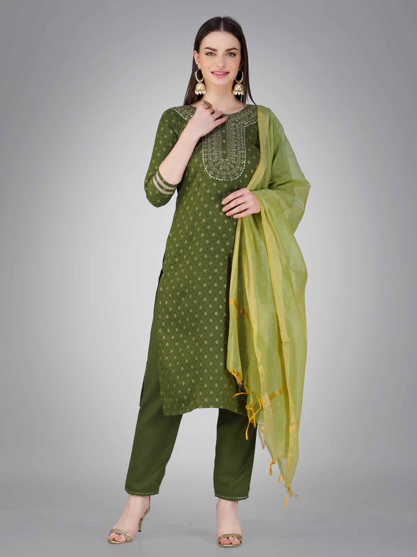 Dupatta Pant Set