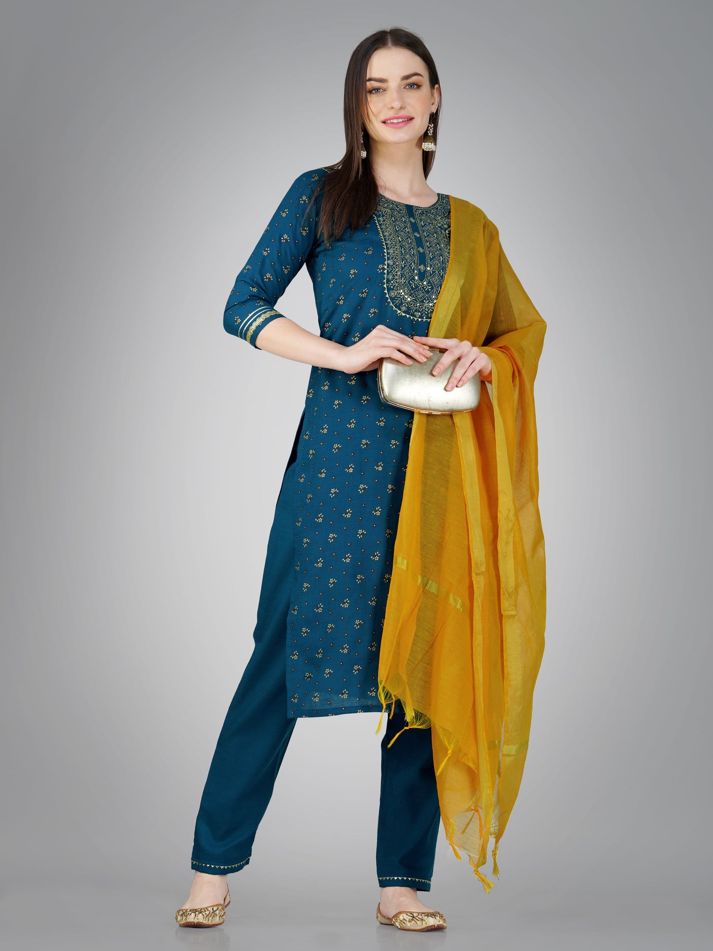 Dupatta Pant Set