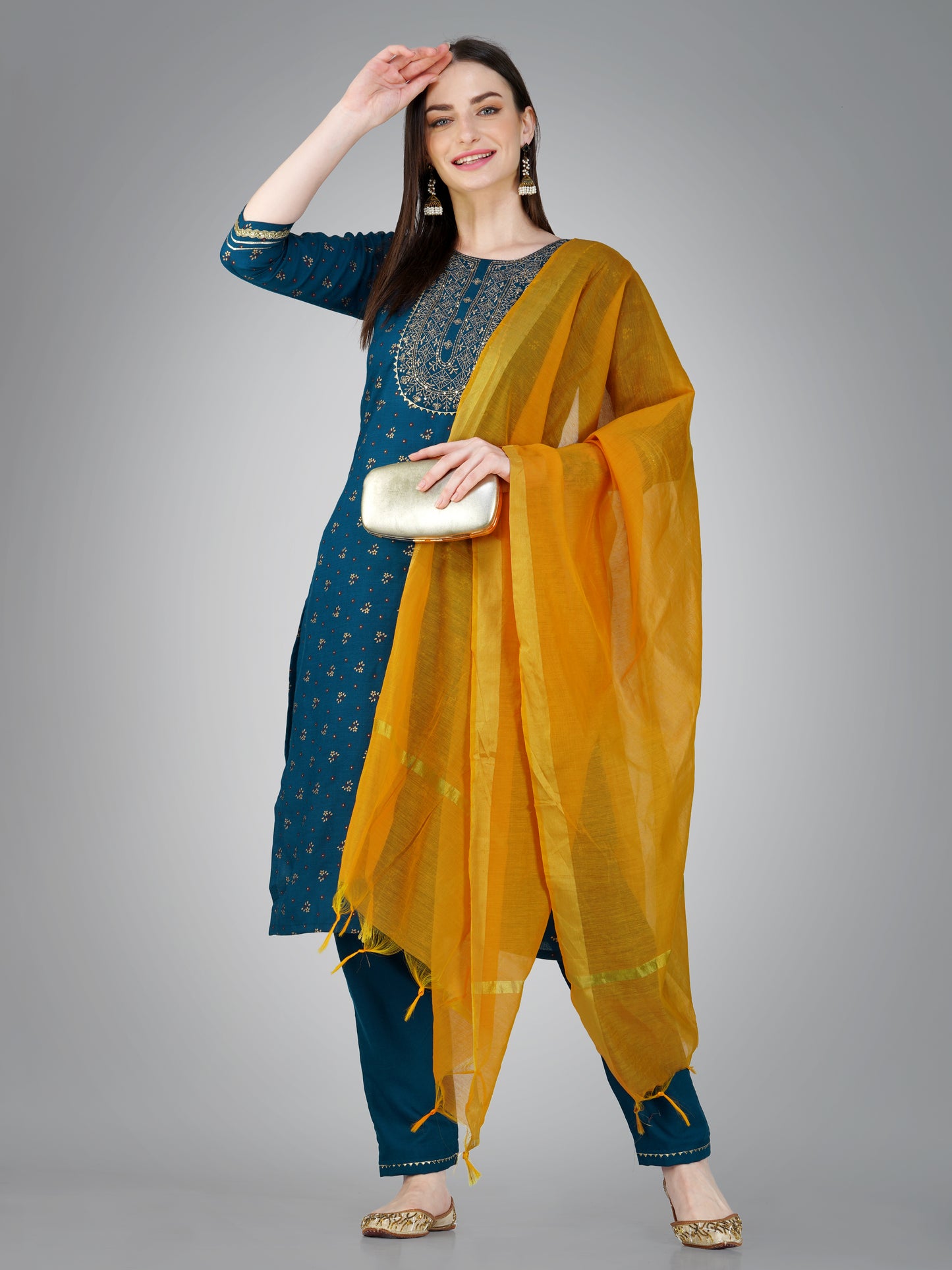 Dupatta Pant Set