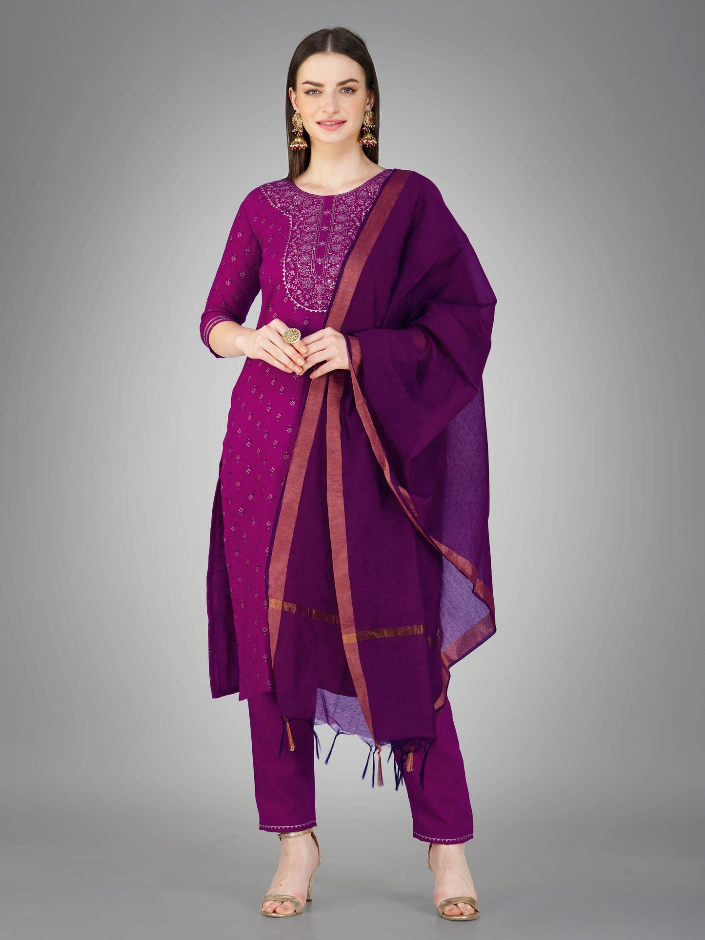 Dupatta Pant Set