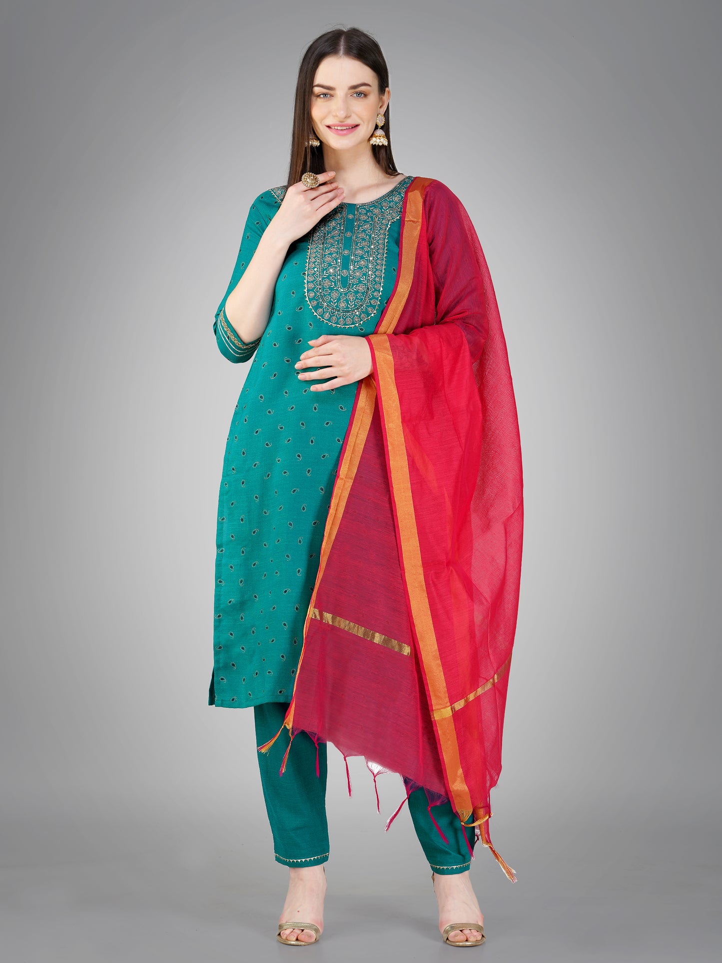 Dupatta Pant Set
