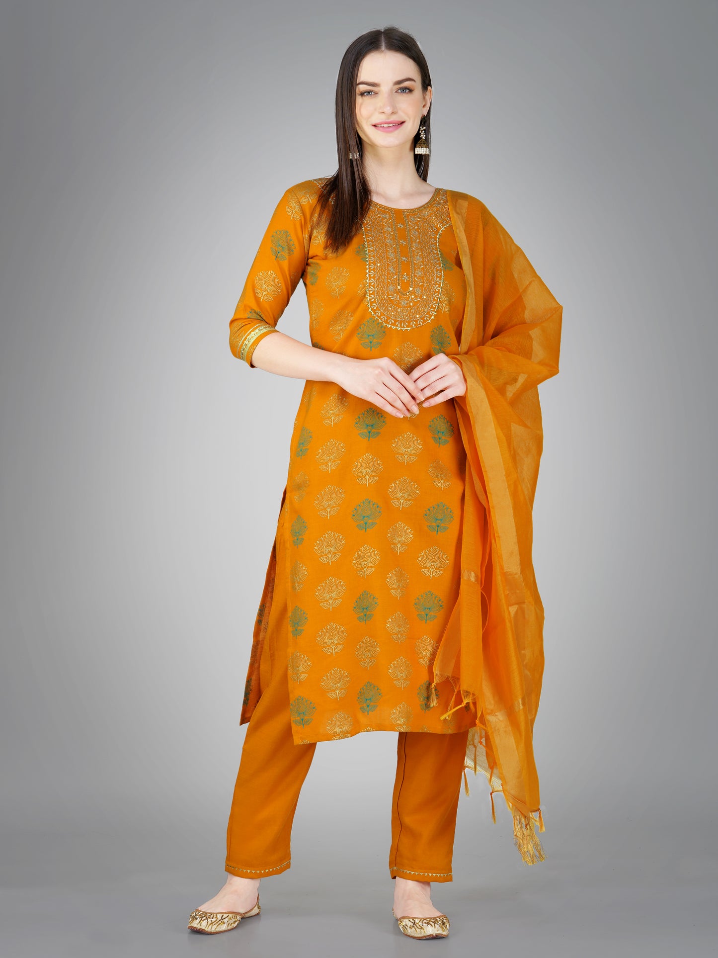 Dupatta Pant Set