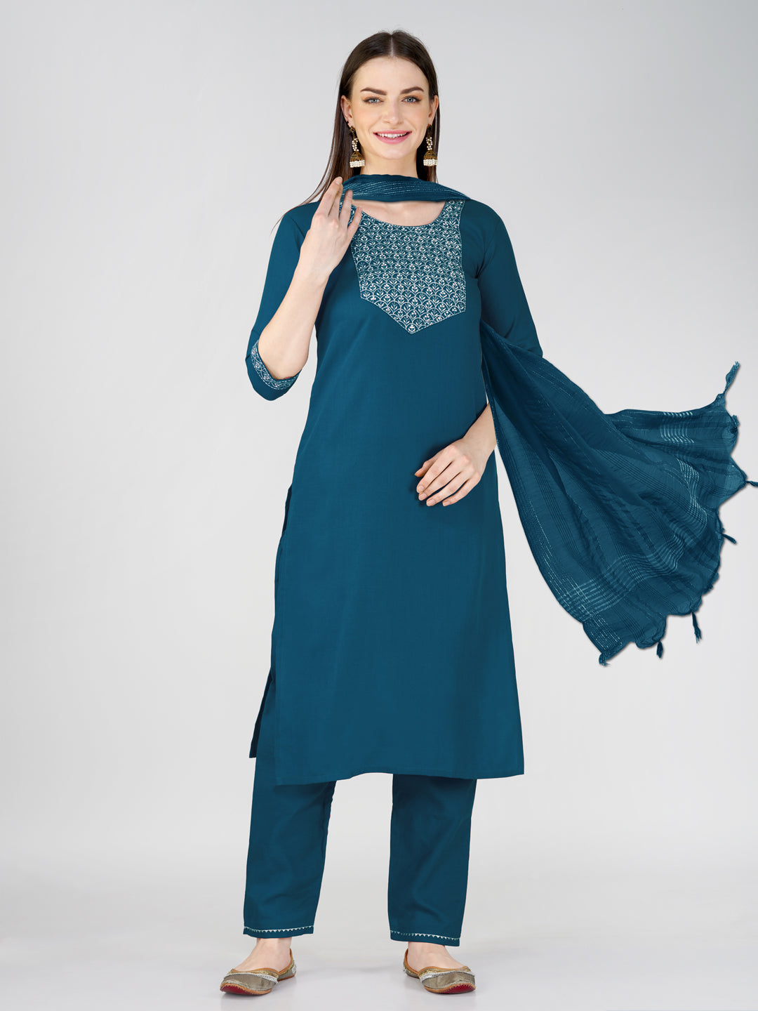Dupatta Pant Set