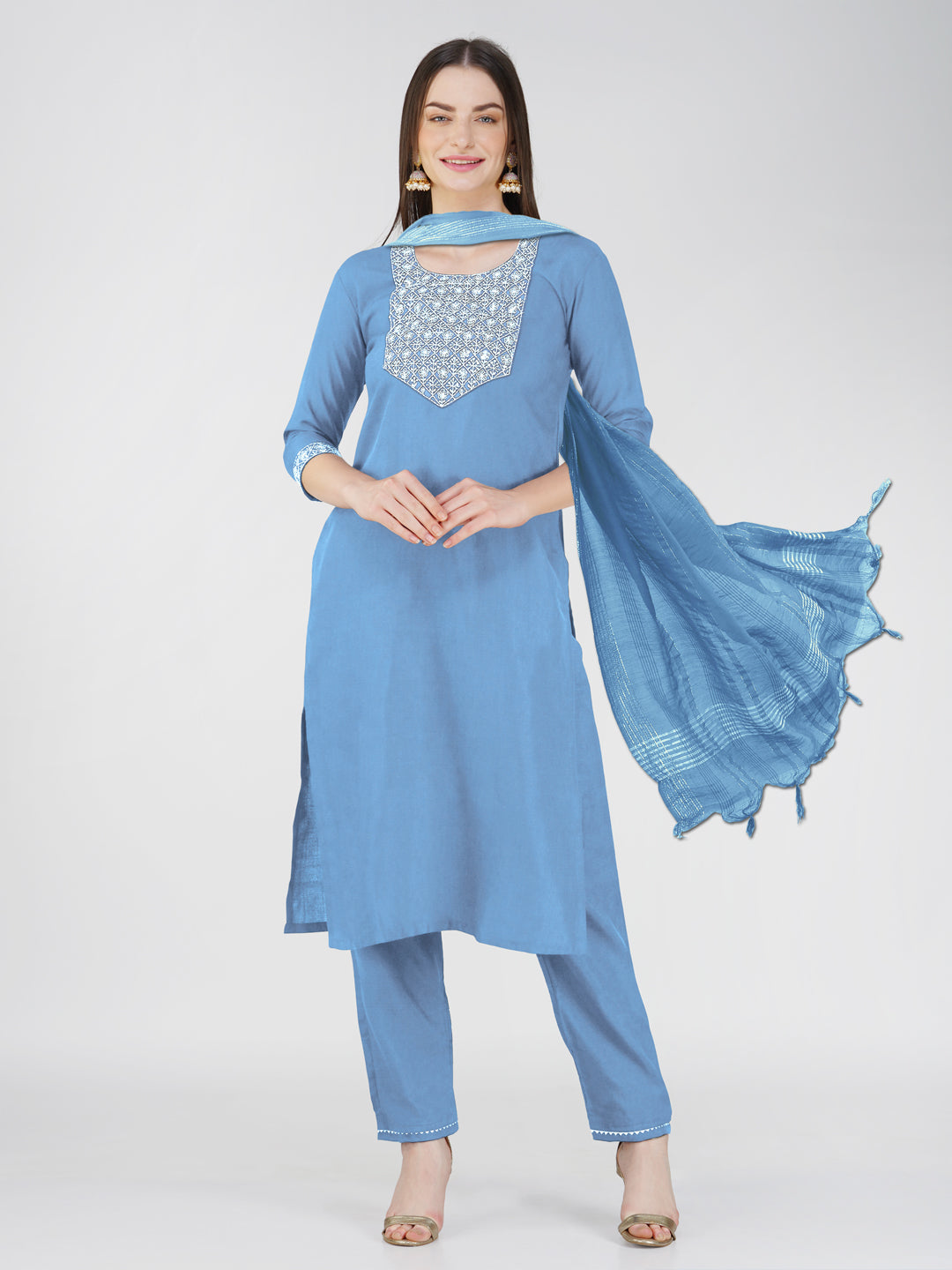 Dupatta Pant Set
