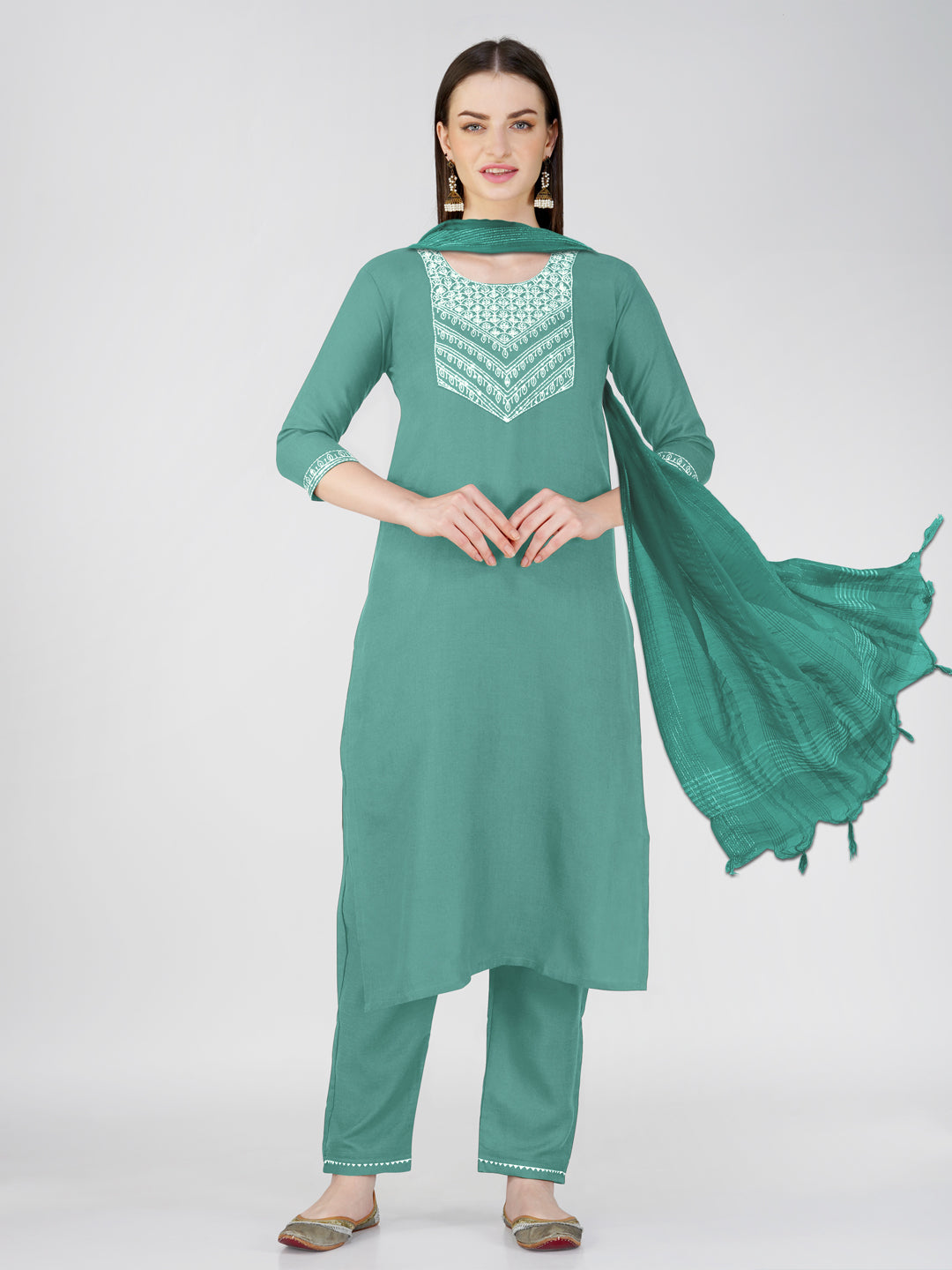 Dupatta Pant Set