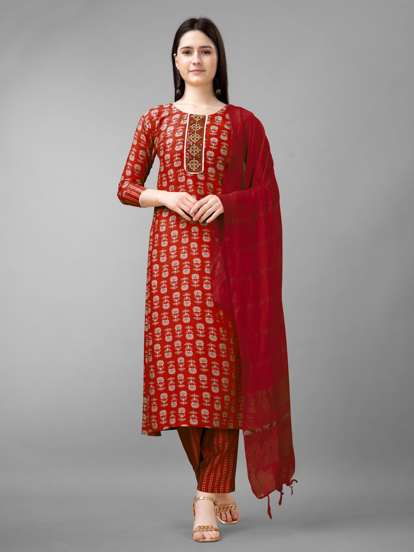 Dupatta Pant Set