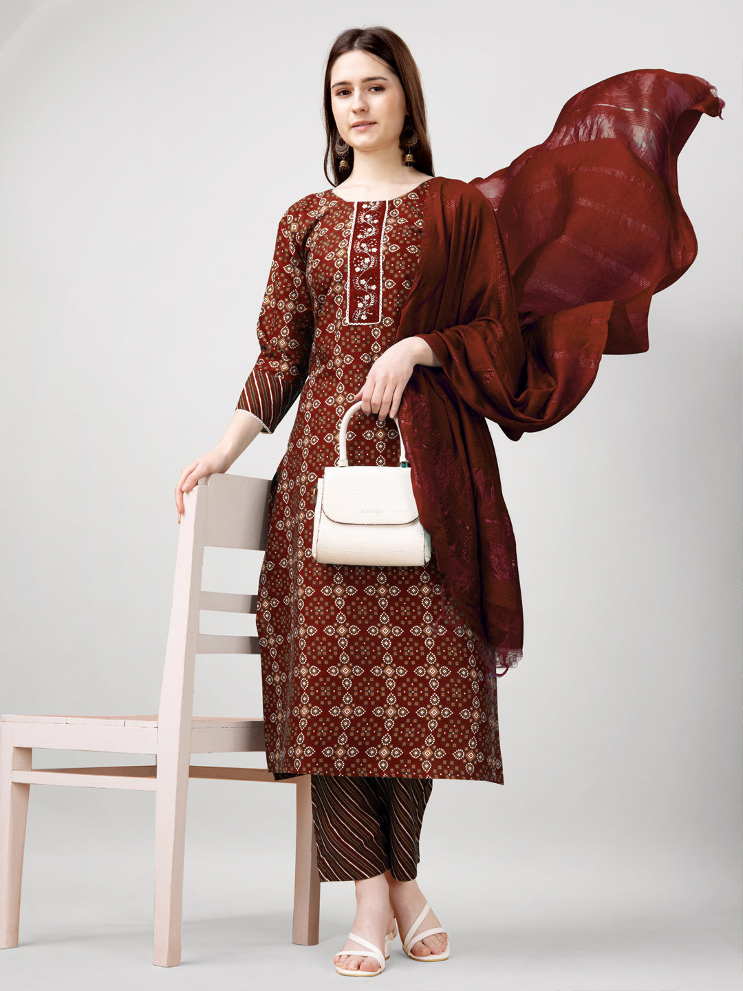 Dupatta Pant Set