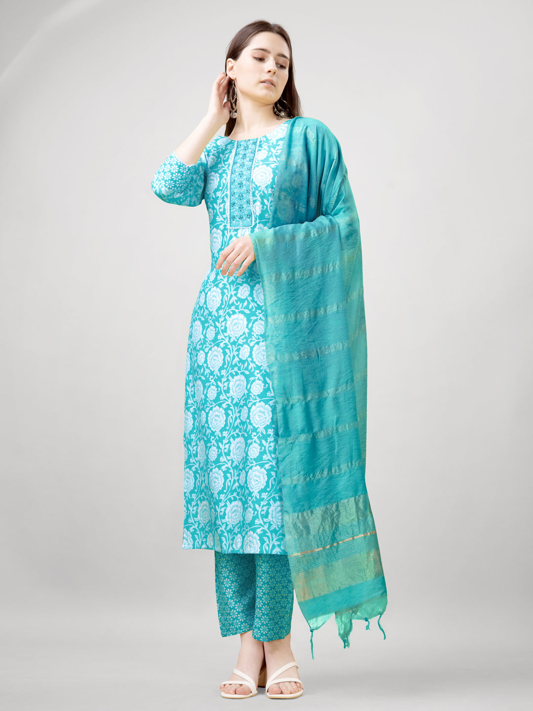 Dupatta Pant Set