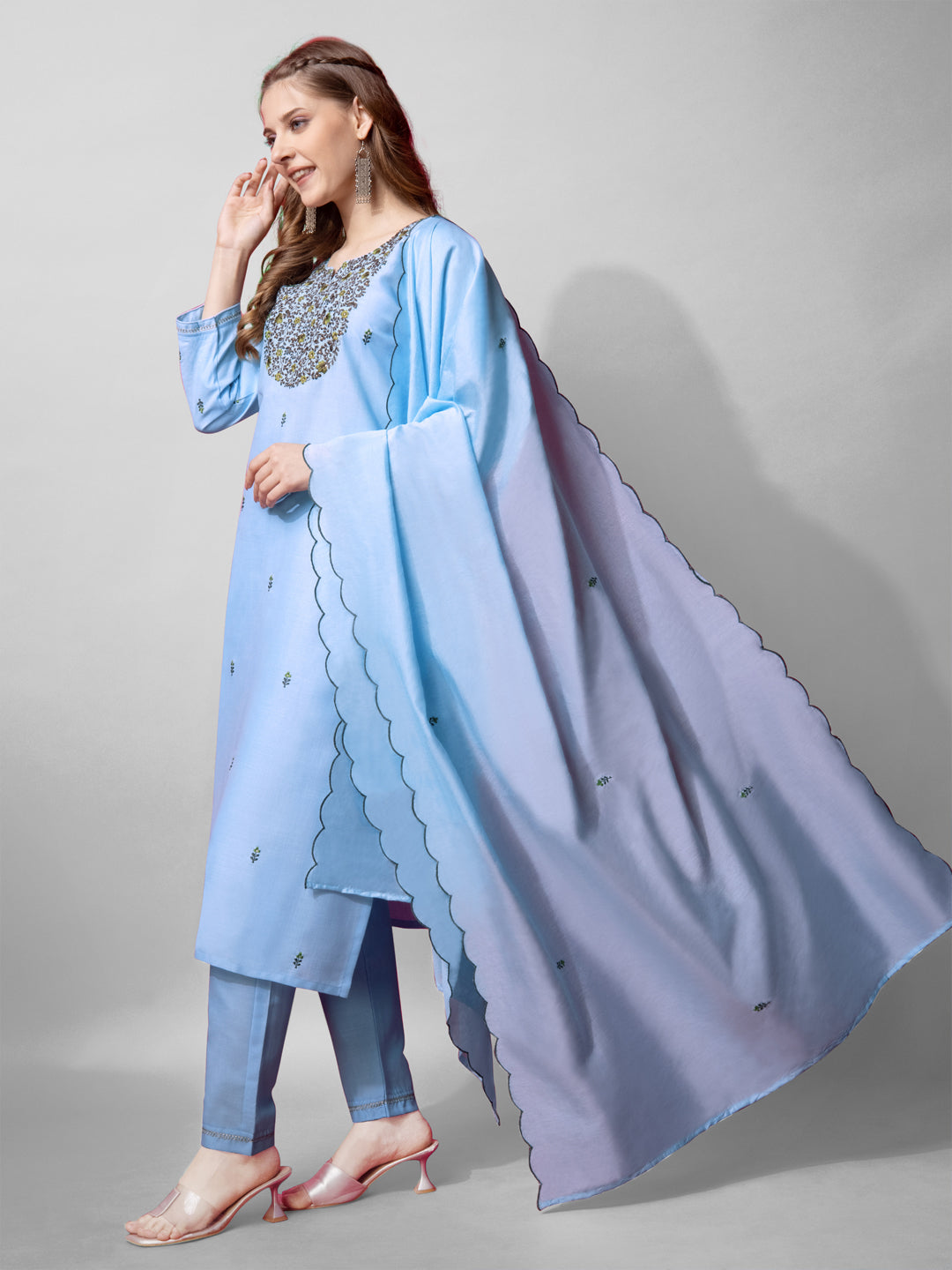 Dupatta Pant Set
