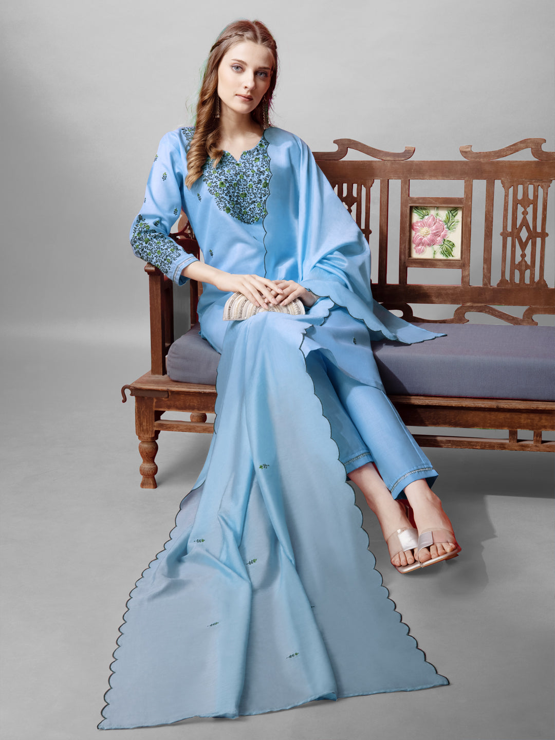 Dupatta Pant Set