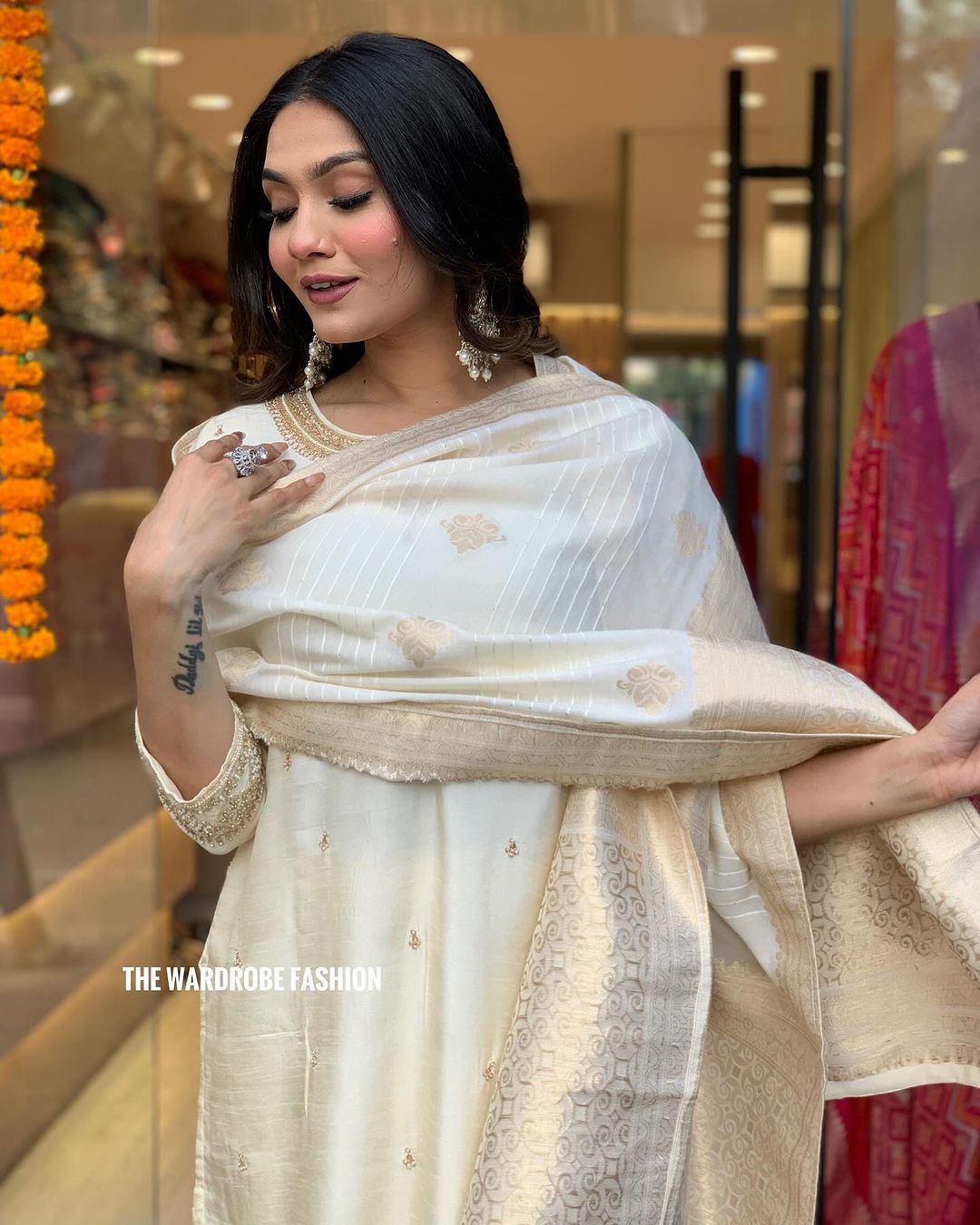 Dupatta Pant Set