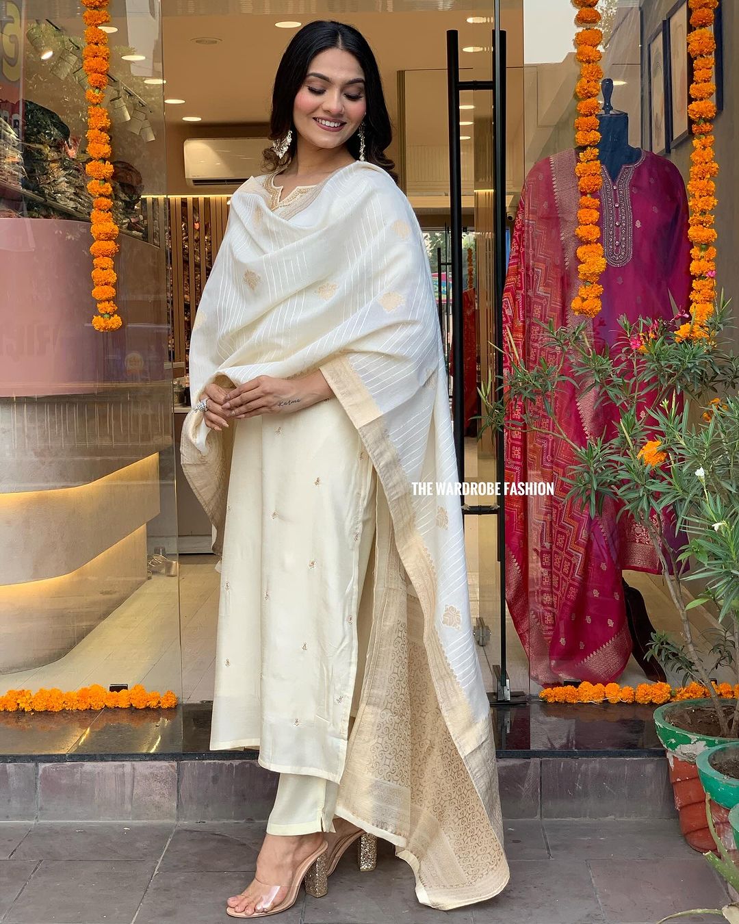 Dupatta Pant Set