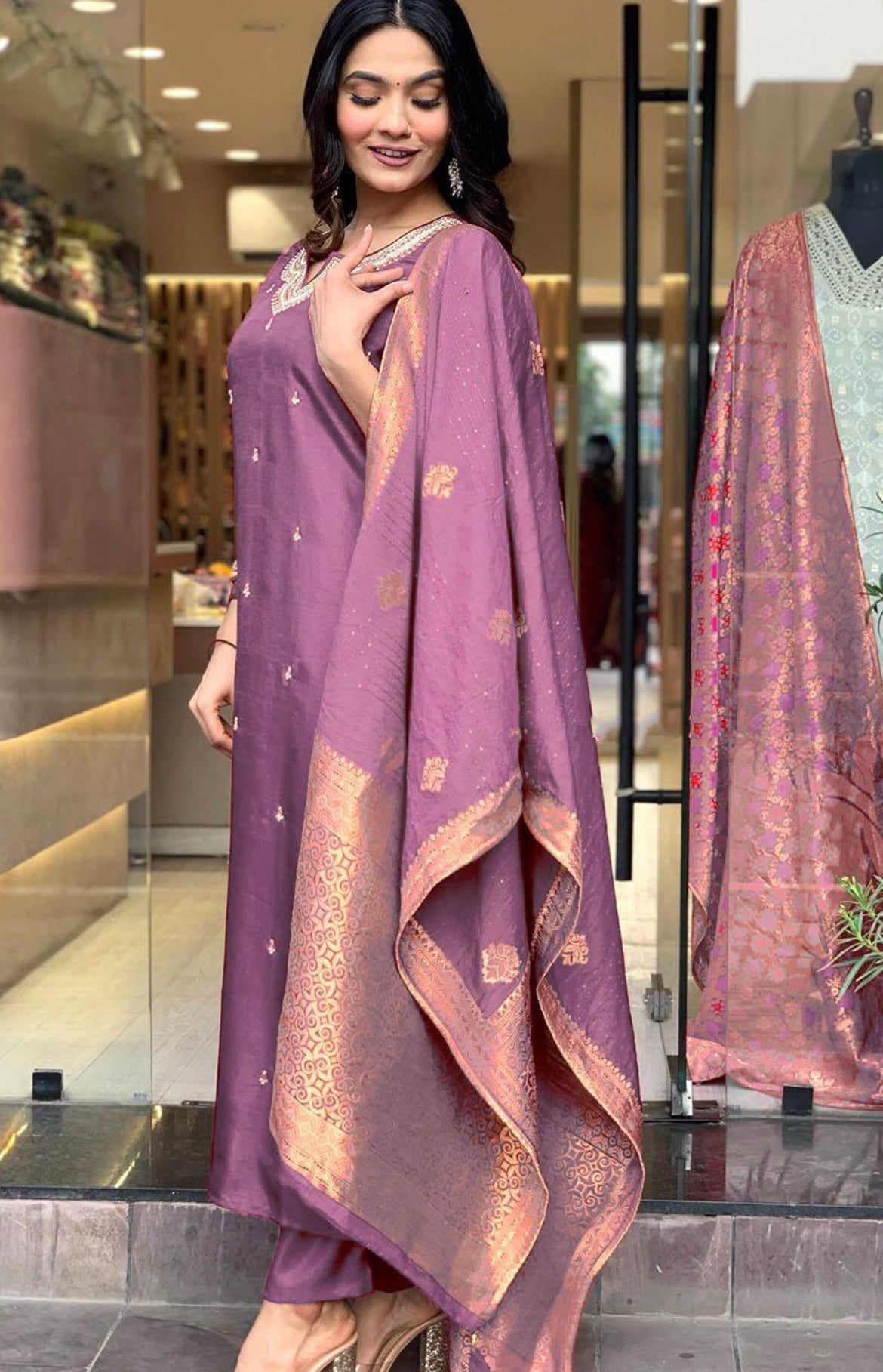 Dupatta Pant Set