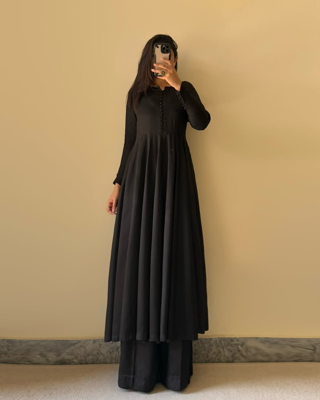 Anarkali Gown With Dupatta And Pant