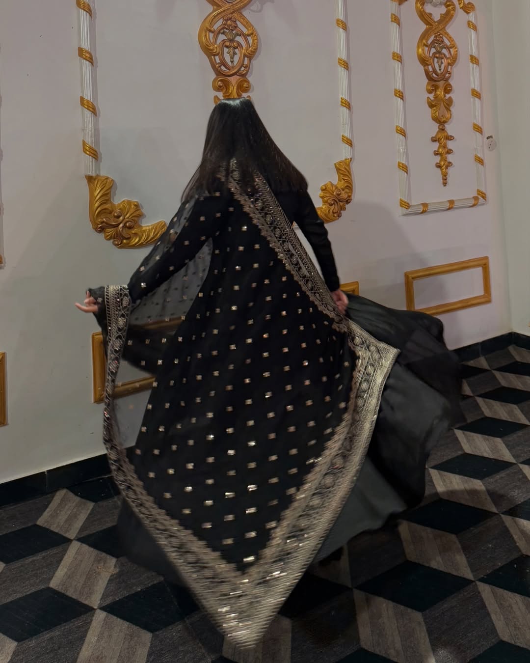 Anarkali Gown With Dupatta And Pant