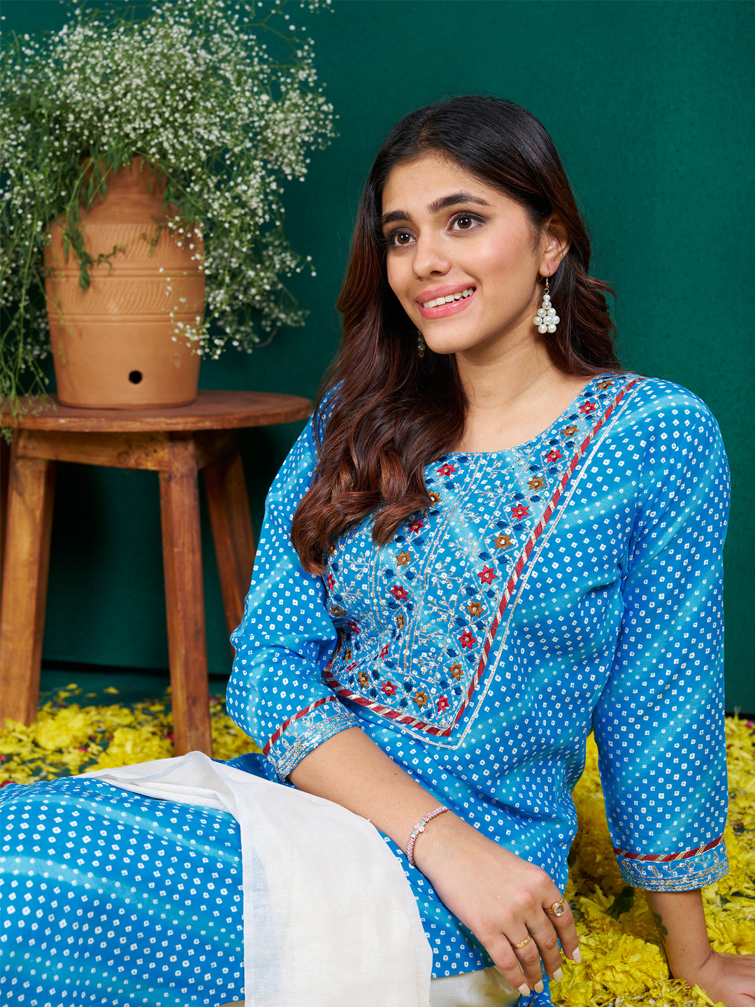 Dupatta Pant Set