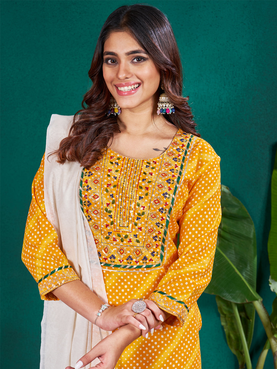 Dupatta Pant Set