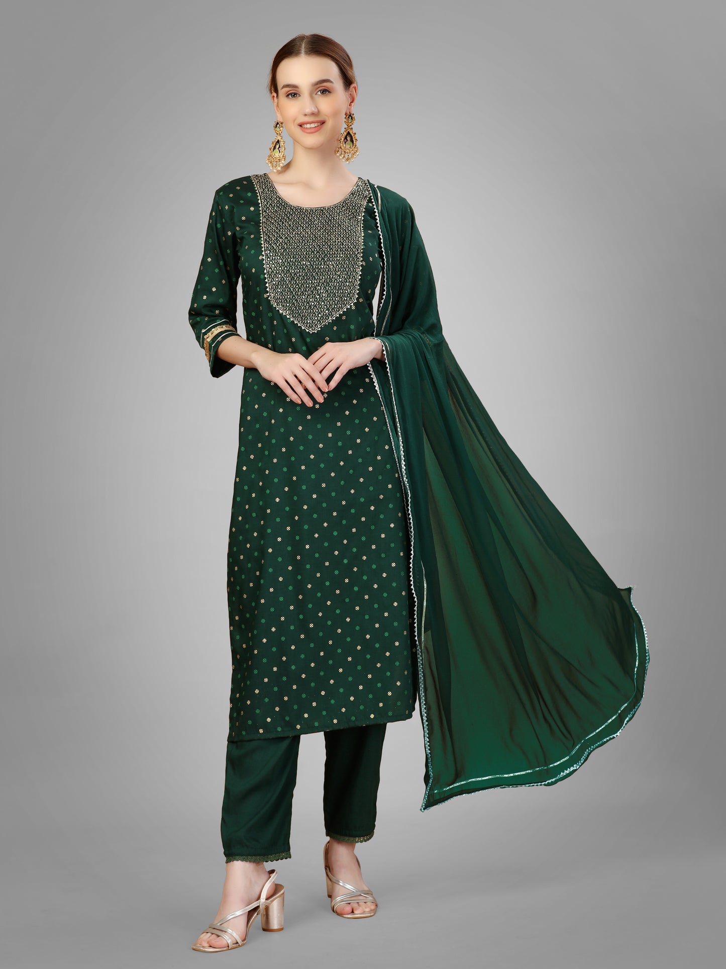 Dupatta Pant Set