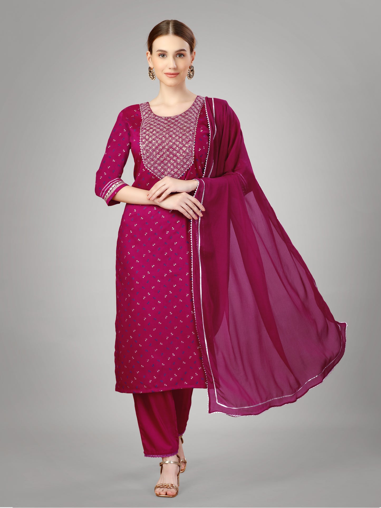 Dupatta Pant Set