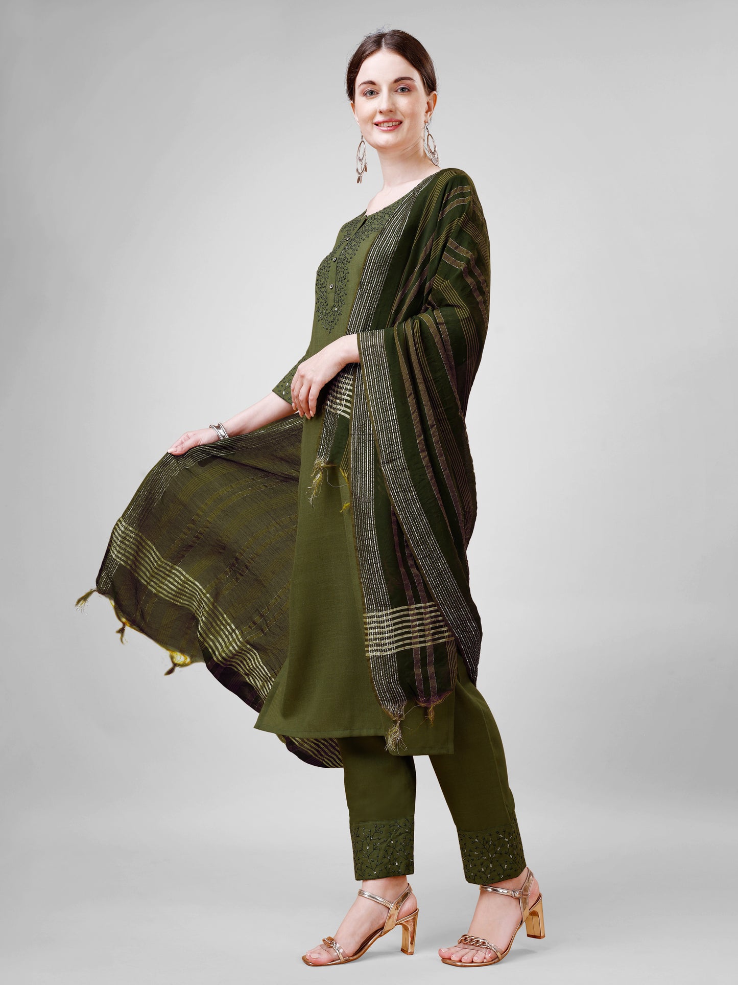 Dupatta Pant Set