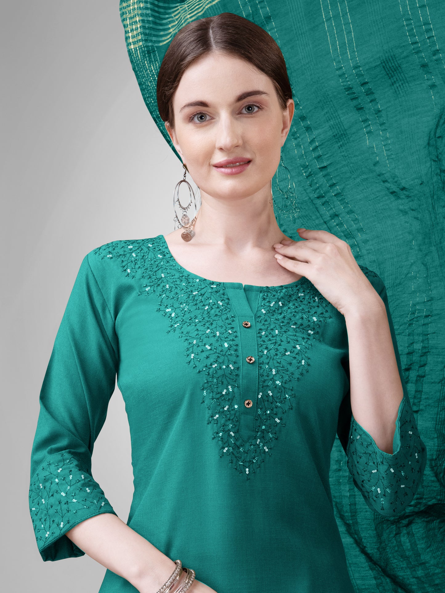 Dupatta Pant Set