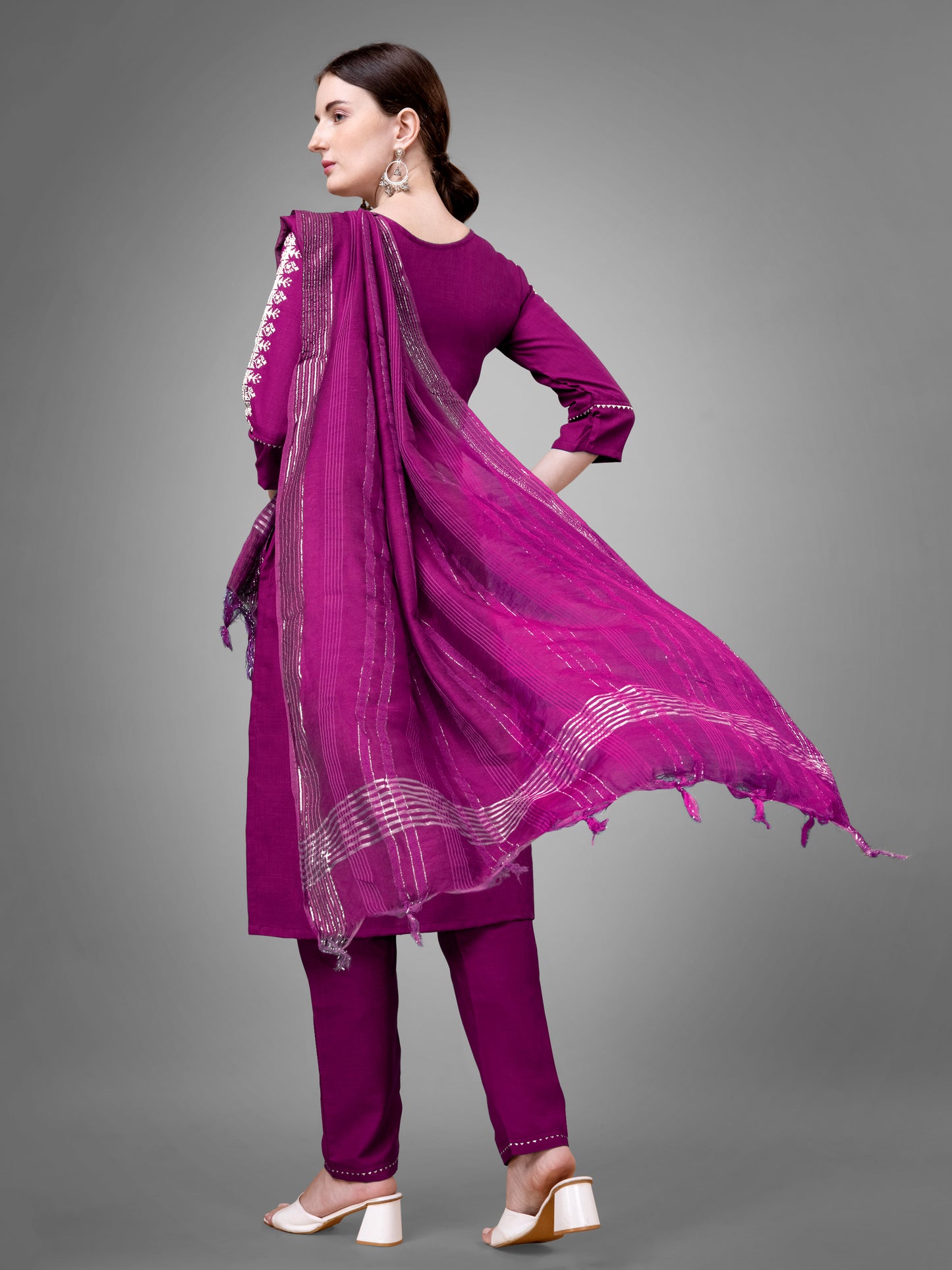 Dupatta Pant Set