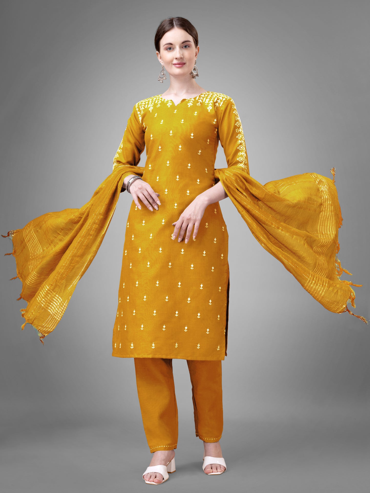 Dupatta Pant Set