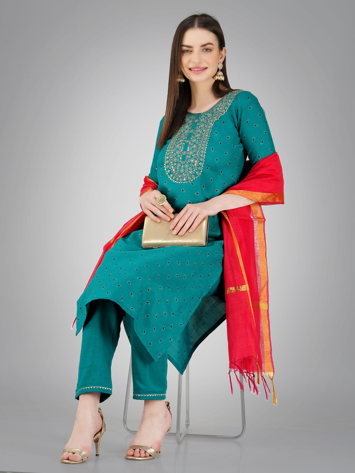 Dupatta Pant Set