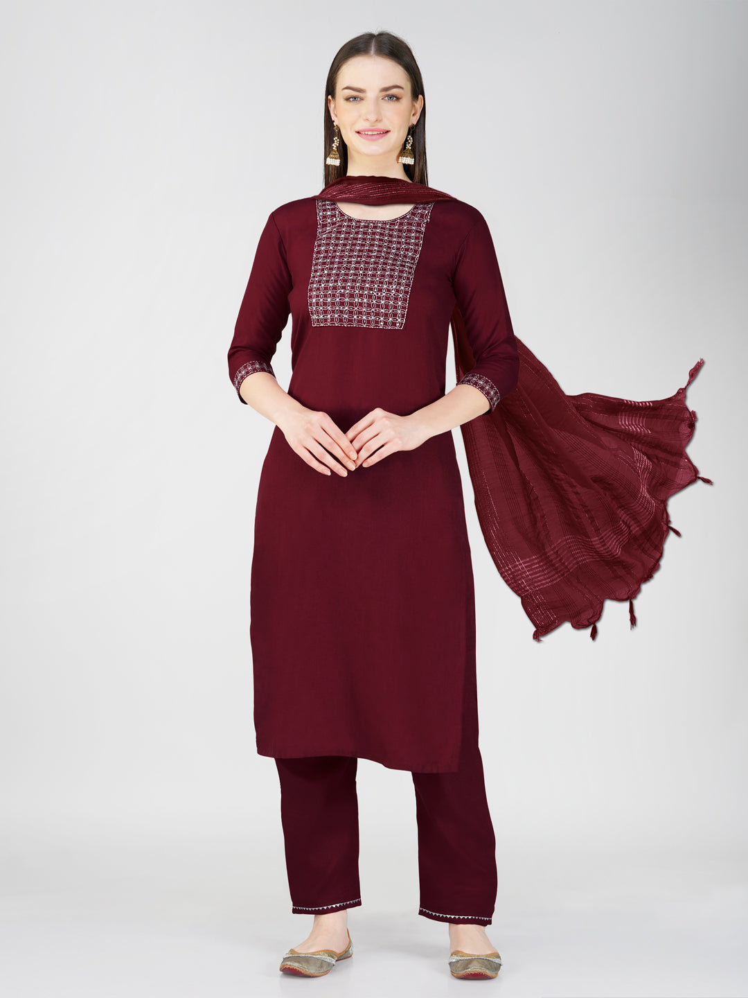 Dupatta Pant Set