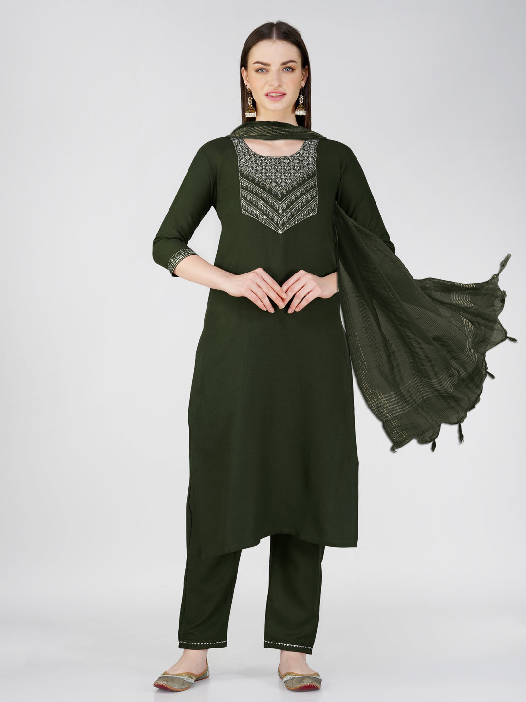Dupatta Pant Set