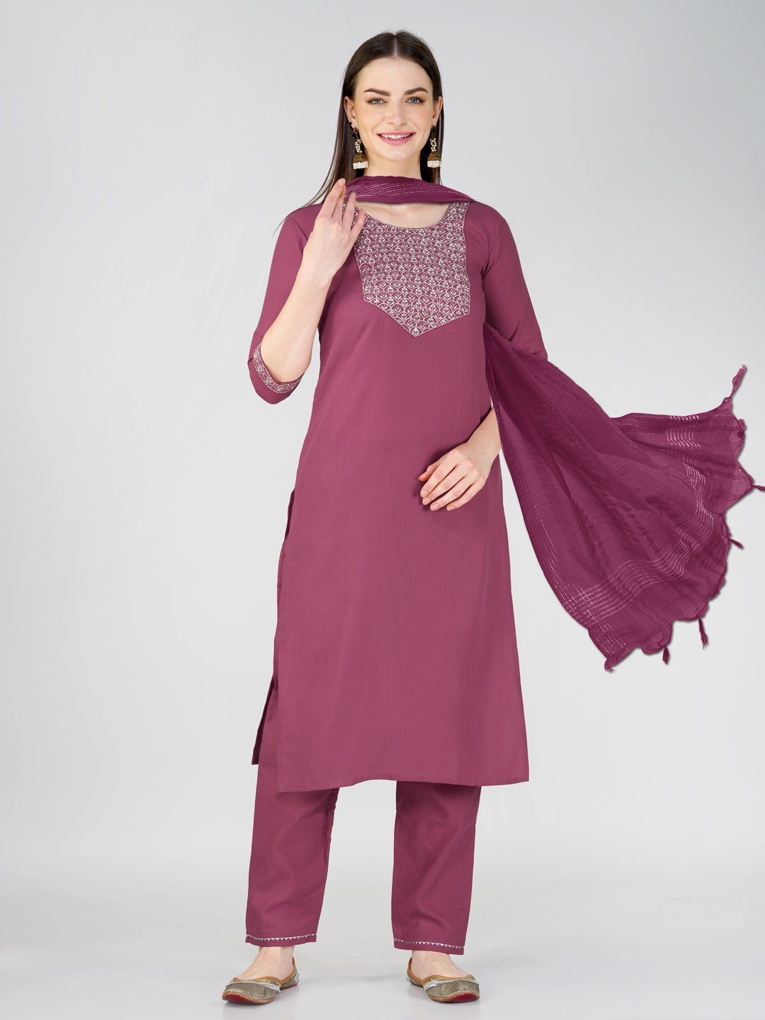 Dupatta Pant Set