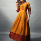 Elegant Printed Anarkali Gown in Premium Rayon Fabric