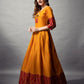 Elegant Printed Anarkali Gown in Premium Rayon Fabric