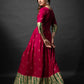 Elegant Printed Anarkali Gown in Premium Rayon Fabric