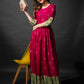 Elegant Printed Anarkali Gown in Premium Rayon Fabric