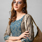 Elegant Printed Anarkali Gown in Premium Rayon Fabric