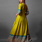 Elegant Printed Anarkali Gown in Premium Rayon Fabric