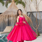 Anarkali Gown With Dupatta And Pant