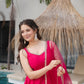 Anarkali Gown With Dupatta And Pant