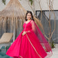 Anarkali Gown With Dupatta And Pant