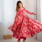 Anarkali Gown With Dupatta And Pant