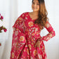 Anarkali Gown With Dupatta And Pant