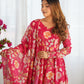 Anarkali Gown With Dupatta And Pant