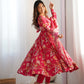 Anarkali Gown With Dupatta And Pant